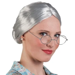 Parykk Grå Bestemor