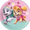 Paw Patrol Skye & Everest Tallerkener, 8 stk