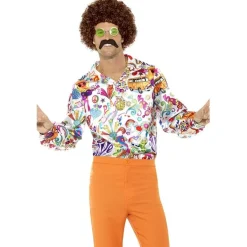 Peace & Love Hippieskjorte til mann