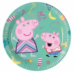 Peppa Gris Asjetter, 8 stk