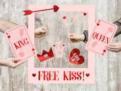 Photo Props Love is in the Air, 7 stk DIY