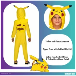 Pikachu Pokemon Barnekostyme