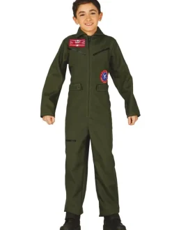 Pilotdress barnekostyme
