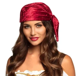 Piratbandana Rowan Rød Fløyel