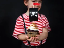 Pirat Cupcake Kit, 6 stk.