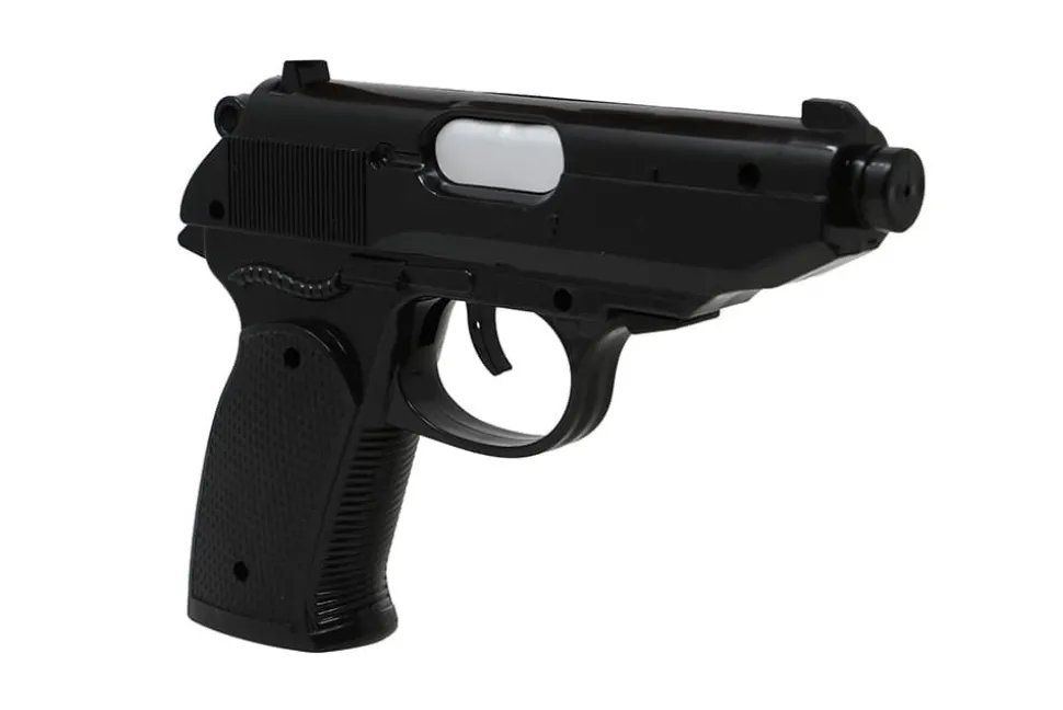 Pistol med lyddemper, 25 cm
