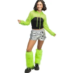 Rave Neon Grønn UV Leggvarmere