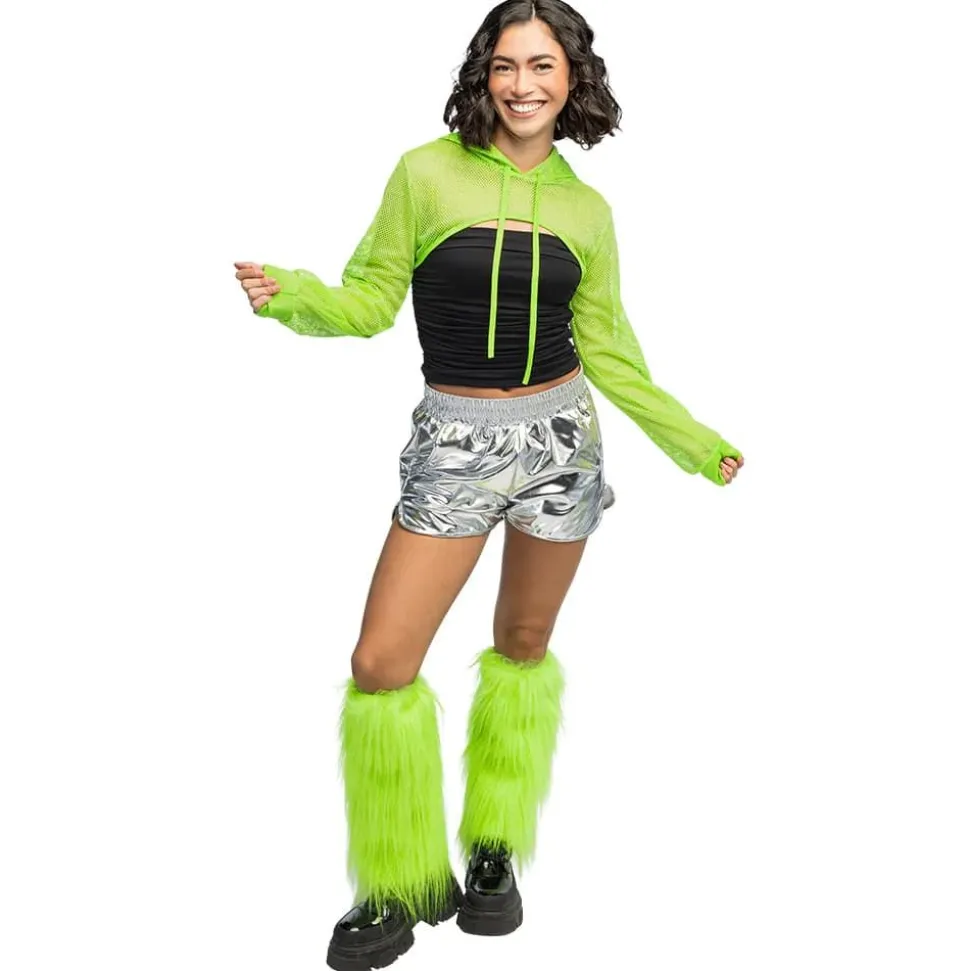 Rave Neon Grønn UV Leggvarmere
