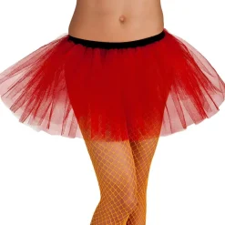 Rødt Tutu-skjørt