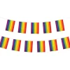 Regnbue Flaggline, 4m, 11 flagg