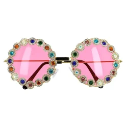 Rosa Hippie Briller Crystal