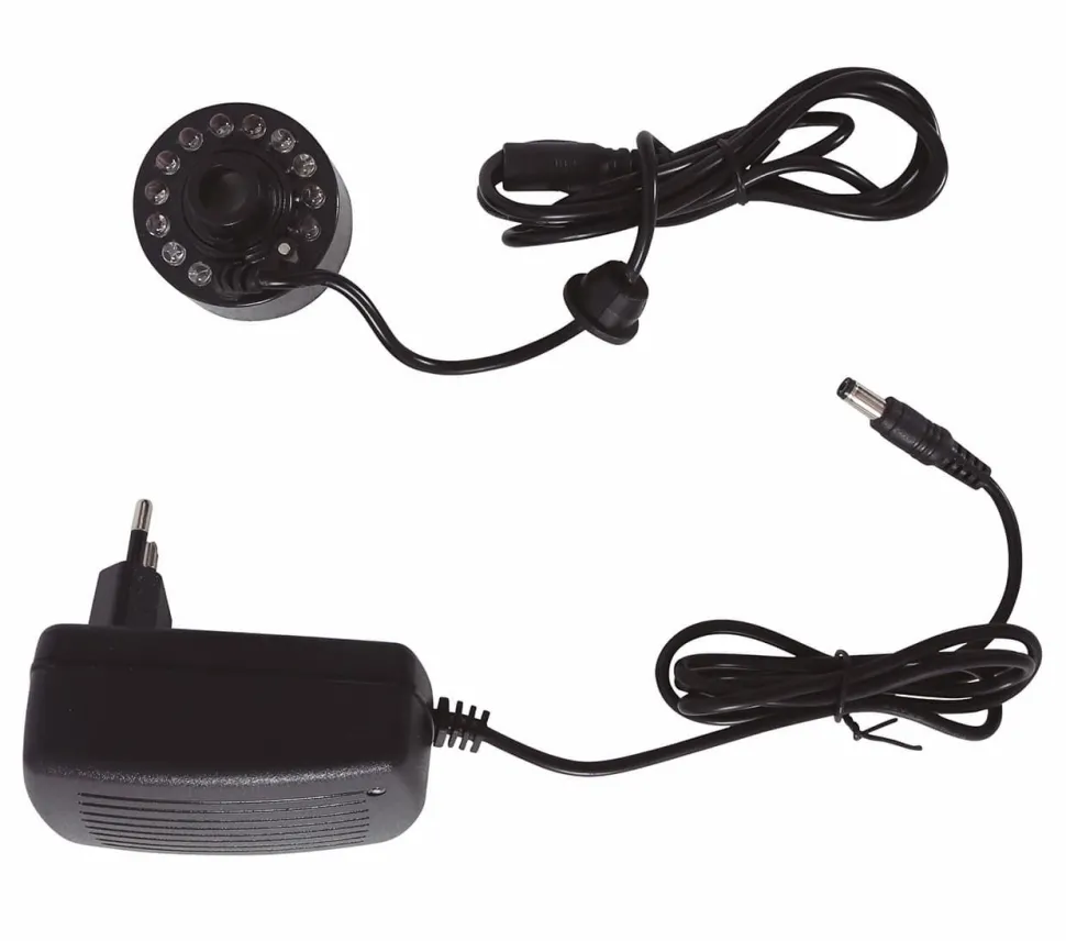 Røykmaskin med LED