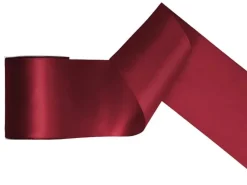 Satengbånd Dyp Rød, 100mm x 25m