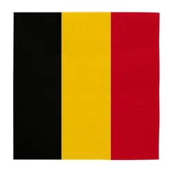 Servietter Belgiske flagg, 20 stk
