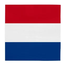Servietter Nederlanske flagg, 20 stk