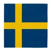 Servietter Svenske flagg, 20 stk