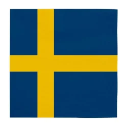 Servietter Svenske flagg, 20 stk