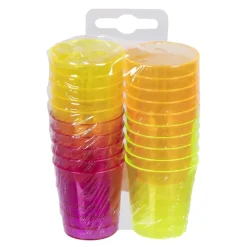Shotglass neonfarget 20 stk
