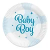 Skyer Baby Boy tallerkener 23cm, 8 stk.