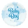 Skyer Baby Boy tallerkener, 8 stk.