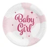 Skyer Baby Girl tallerkener 23cm, 8 stk.