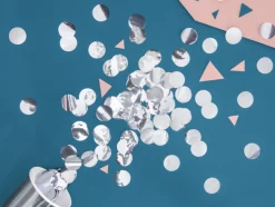 Sølv Metallisk Konfetti 15 g
