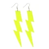 80s Neon Gule UV Flash øredobber