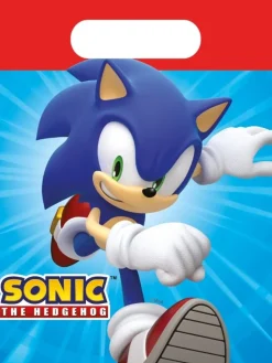 Sonic Godteposer i papir, 4 stk