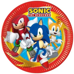 Sonic Tallerkener 8 stk