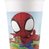 Spidey pappkopper 200ml, 8 stk.