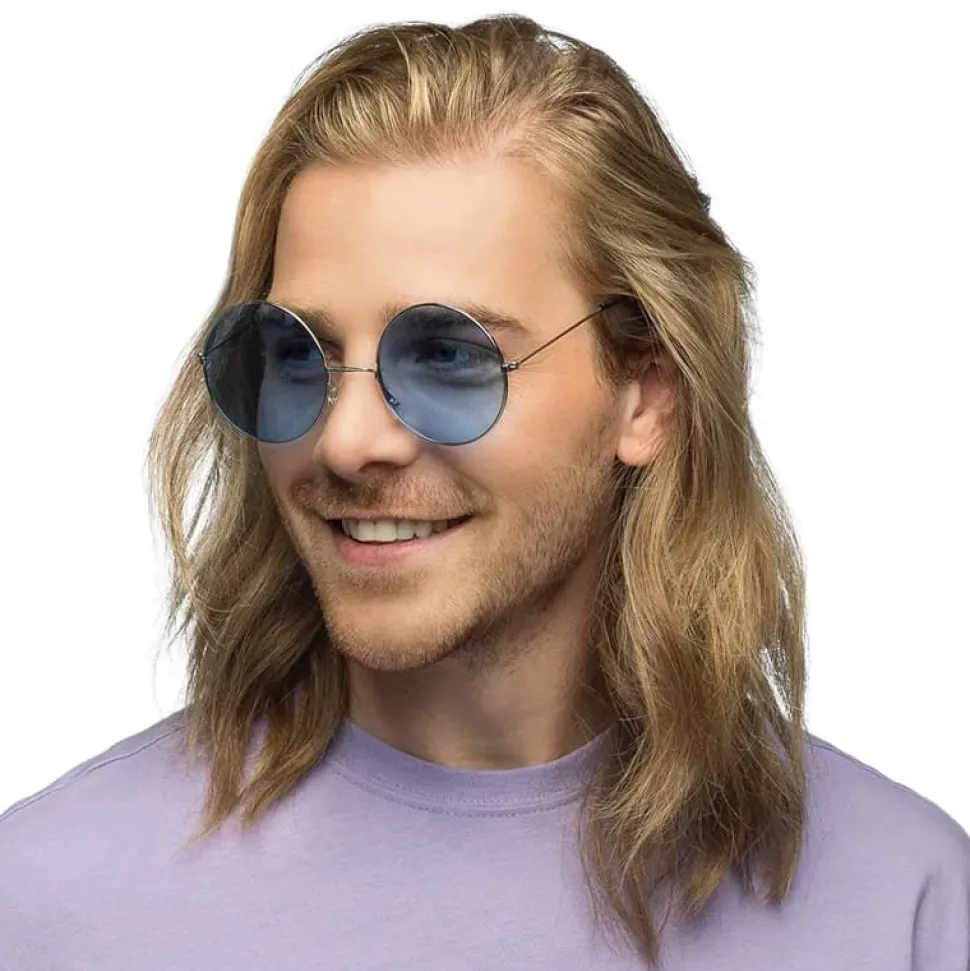 Store Blå Hippie Briller