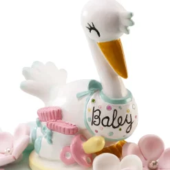 Stork Babyshower Kakefigur, 10 cm