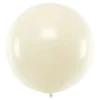 Stor kremhvit ballong, 1m