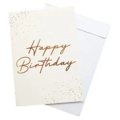 Stort bursdagskort A4 - Happy Birthday