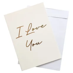 Stort Bursdagskort A4 - I love you