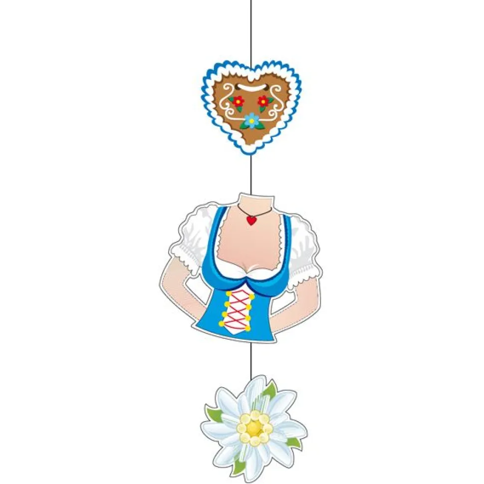 Takheng, hjerte, dirndl og edelweiss