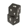 Terninger 2 stk Skull, Glow in the Dark