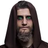 Ukeslinser Occultist, Grønn med Sort Ring