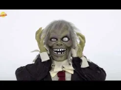 Zombie bust lys, lyd og bevegelse
